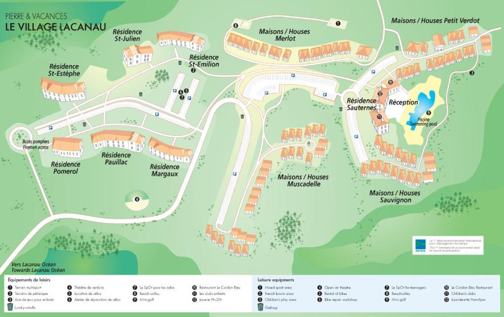 Ravissant Appartement Au Domaine Du Golf Lacanau Exteriör bild